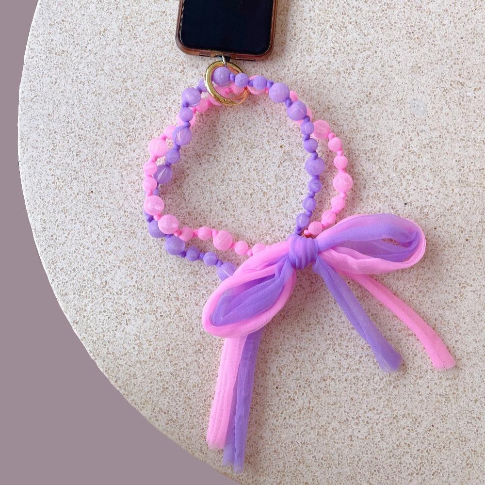 Beads&Ribbon Ring strap