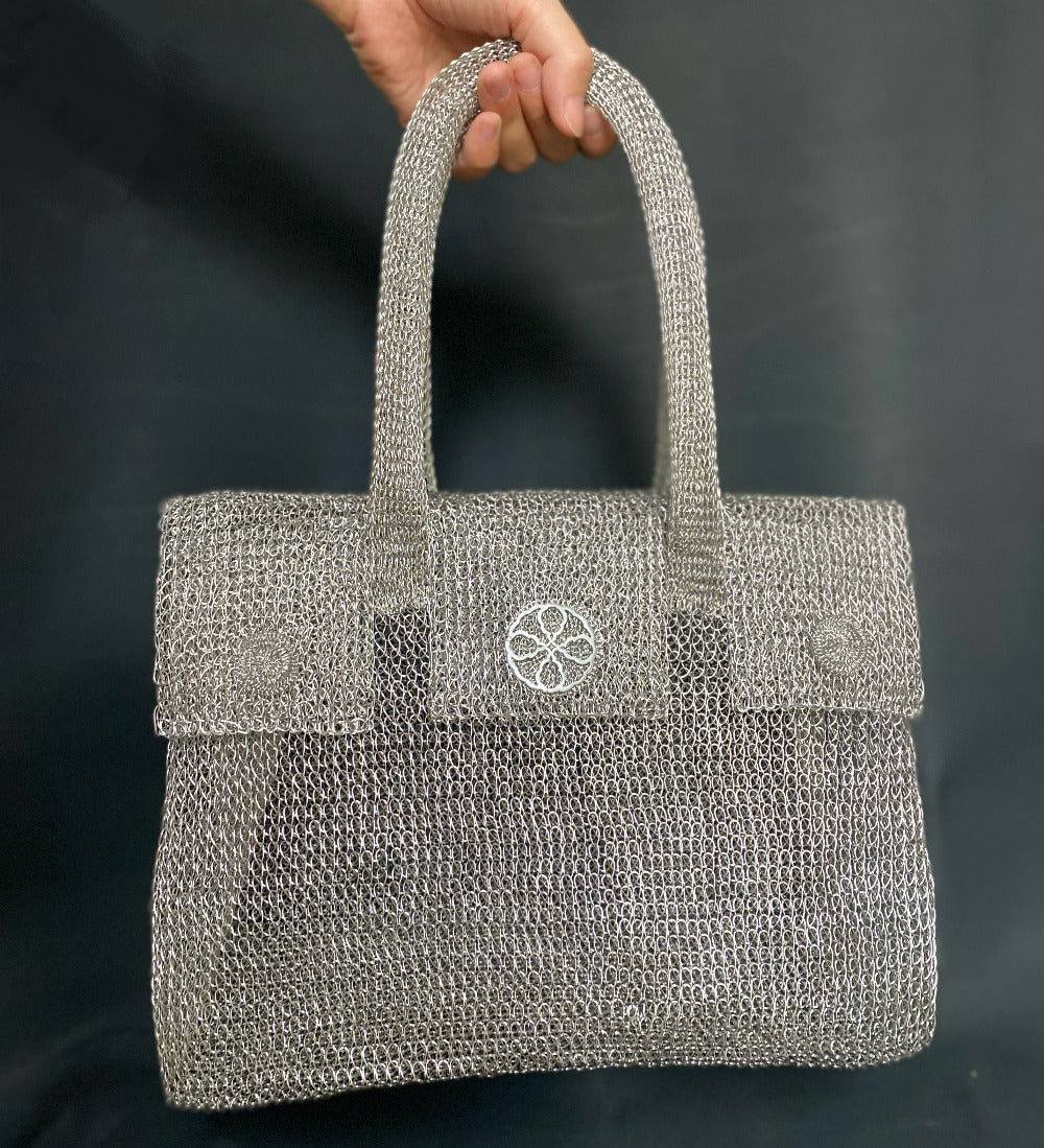 Wire Knitting Handbag