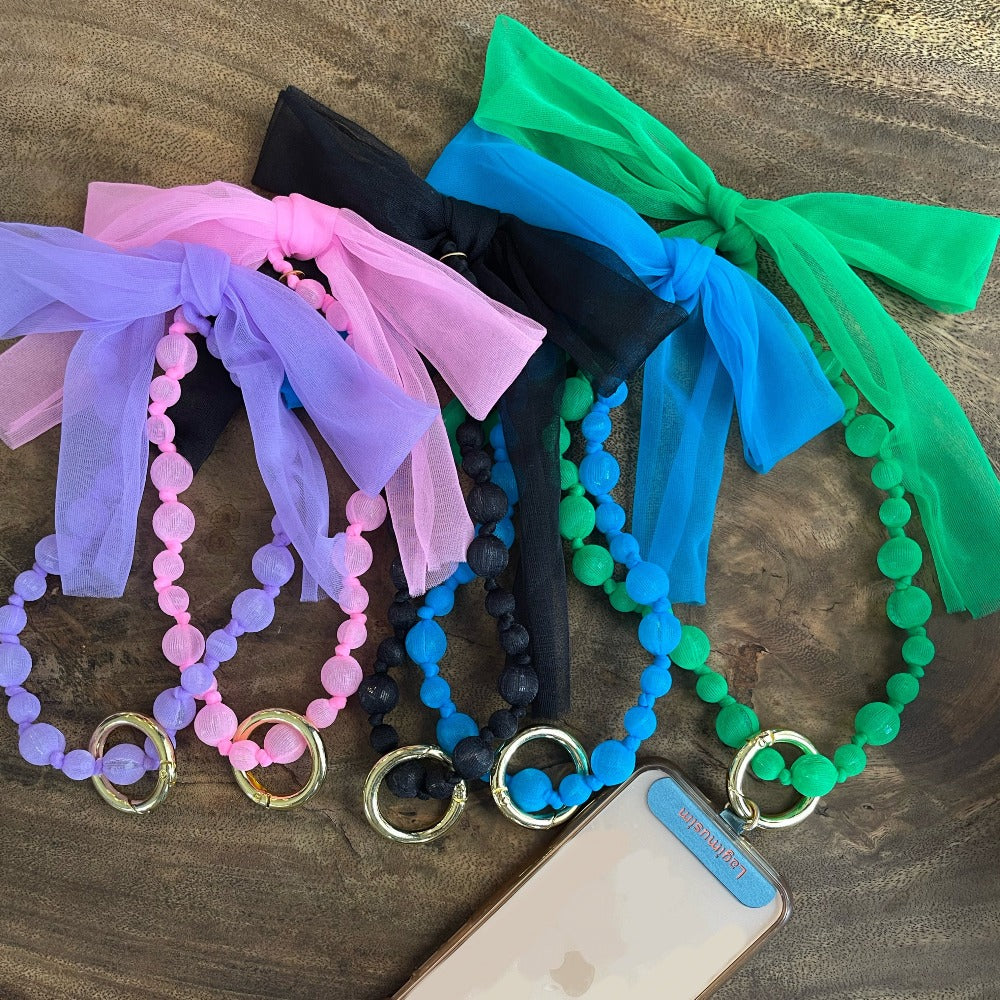 Beads&Ribbon Ring strap