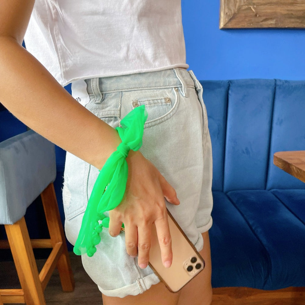 Beads&Ribbon Ring strap