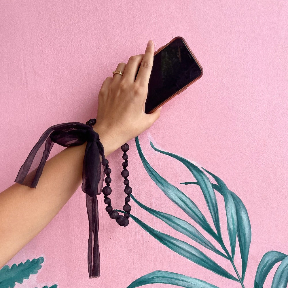 Beads&Ribbon Ring strap