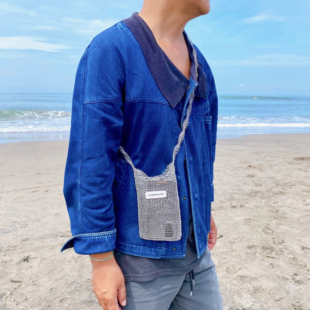 Wire Knitting Phonebag