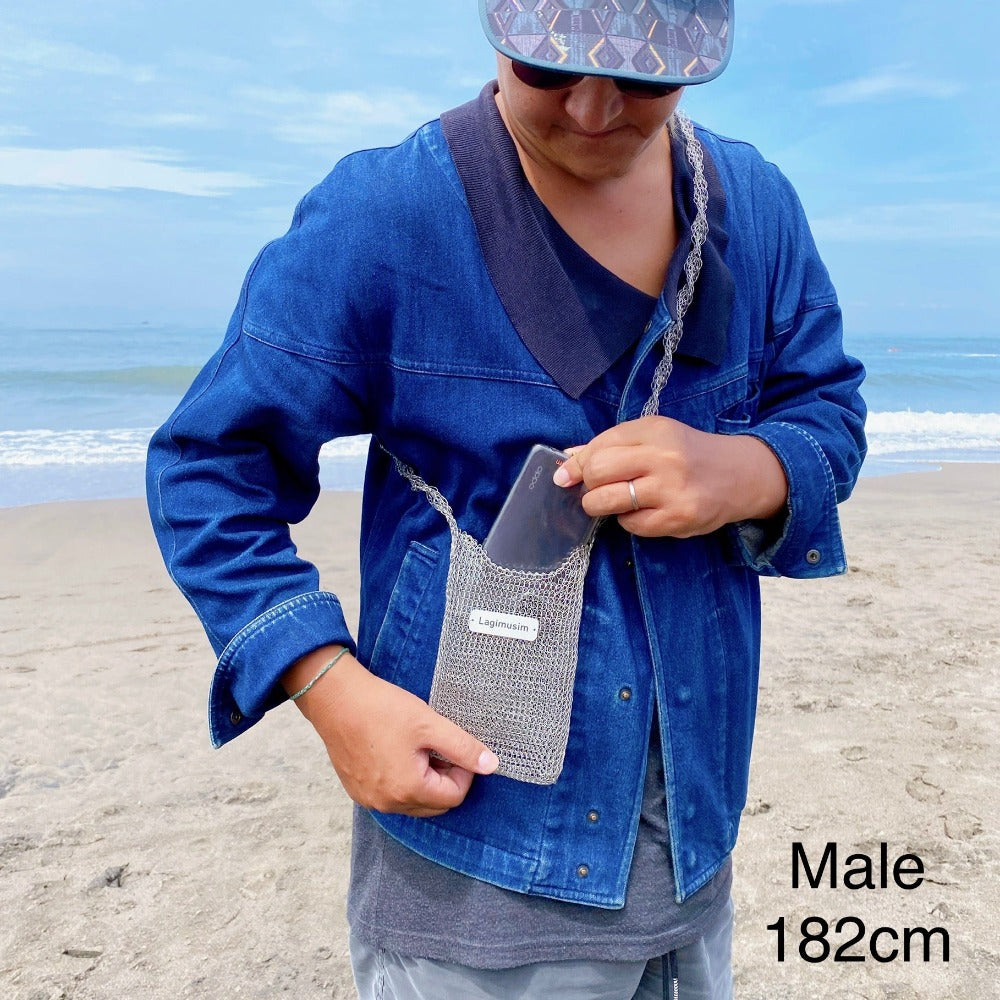 Wire Knitting Phonebag