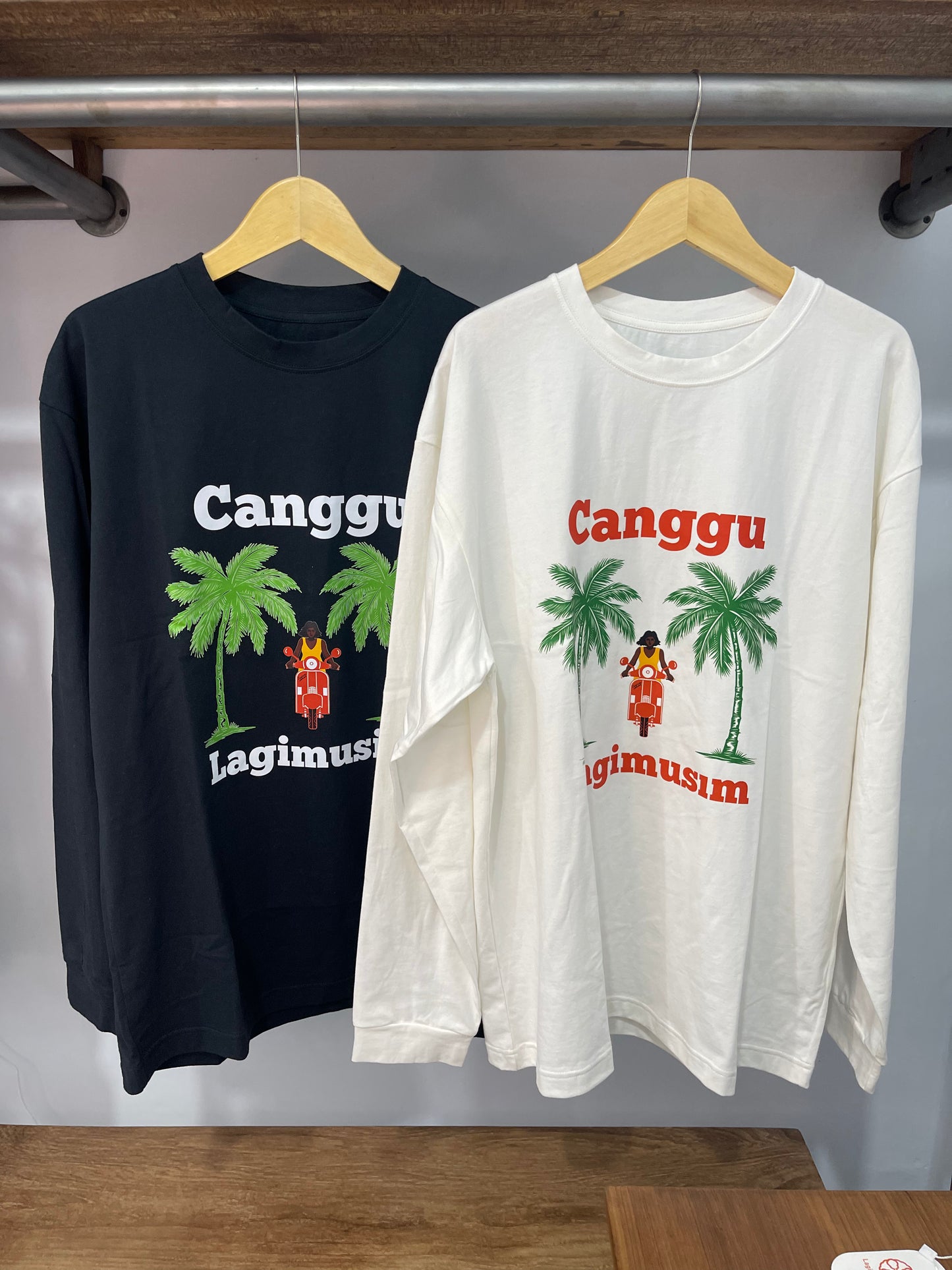 Long-sleeve T-shirt & boxing shorts
