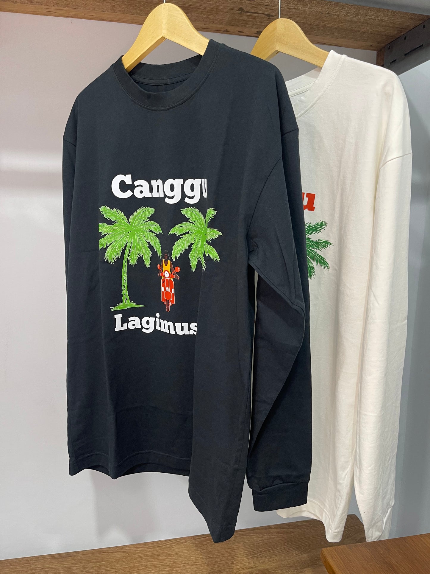 Long-sleeve T-shirt & boxing shorts