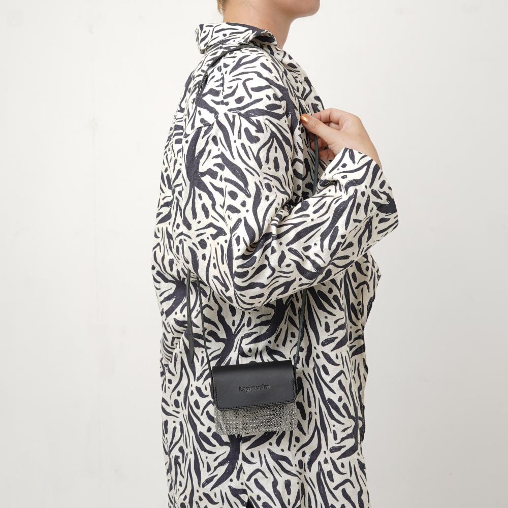 Wire＆Leather Mini shoulderbag 820